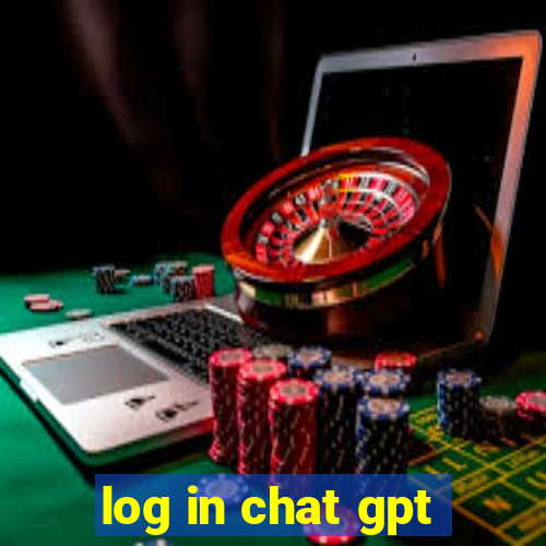 log in chat gpt