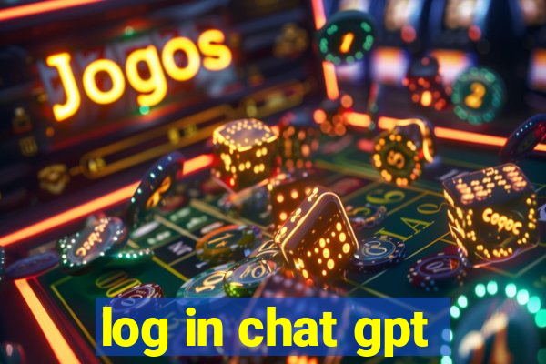 log in chat gpt