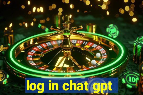 log in chat gpt